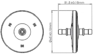 Filtro Descartável para Aspirador 8mmx8mm - Imagem 2
