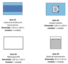 Kit Cirúrgico Universal Estéril Varizes C/4 Campos POLARFIX - Imagem 2